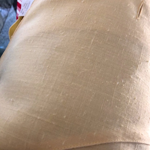 SZ 8 SOFT LEMON PANTSUIT JEANNE dAlbray MADE IN FRANCE LIKE NEW - Picture 6 of 6